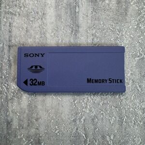 Sony 32MB Memory Stick Media MSA-128A for Camcorder/Camera Made in Japan